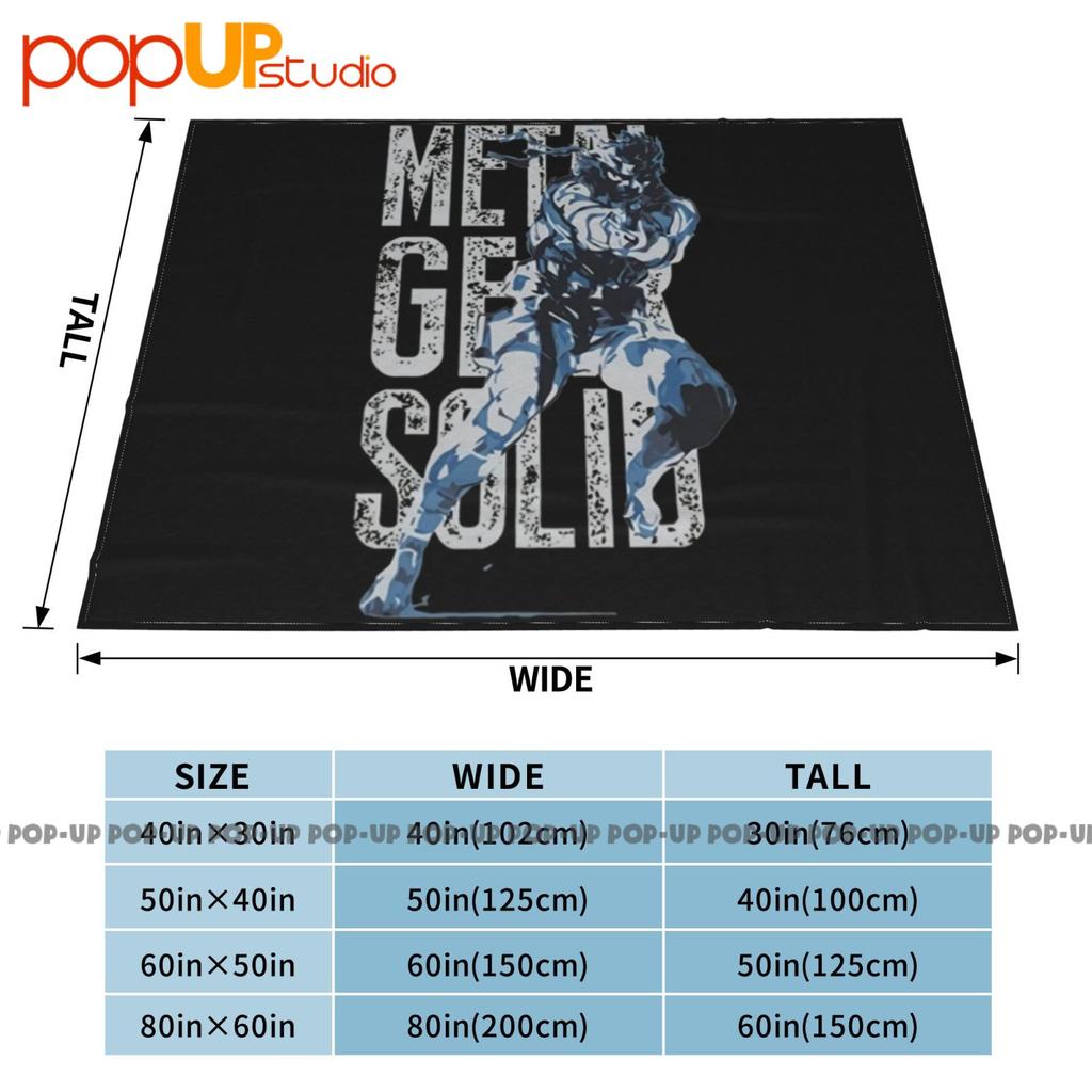 Metal Gear Solid Ultra-Soft Blanket Quilt Winter Sofa Cover Bed Covers