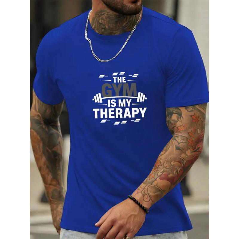 2025 Men's GYM Graphic T-shirts Plus Size Men's Clothing Quick-drying O-neck Short Sleeve T-shirt Breathable Daily Man T Shirts