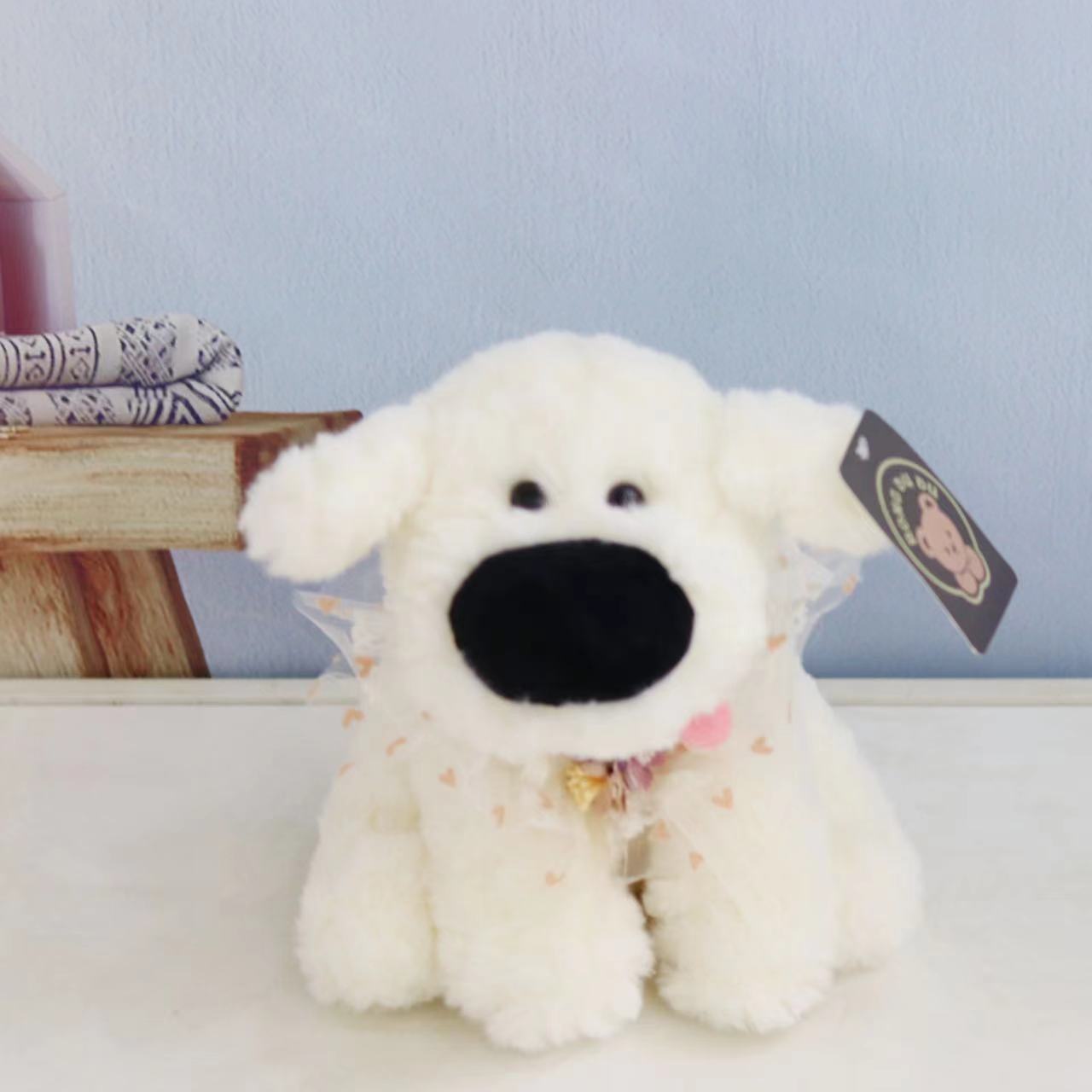 

Милая кукла-собака с большим носом, бутик, восьмидюймовая кукла, машинная плюшевая игрушка, кукла-щенок, свадебный подарок 20cm