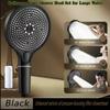 15cm Round Love Flower Showerhead: High-Pressure Spray Head with Super Absorbent Bathroom Home Shower Head Set for Large Water