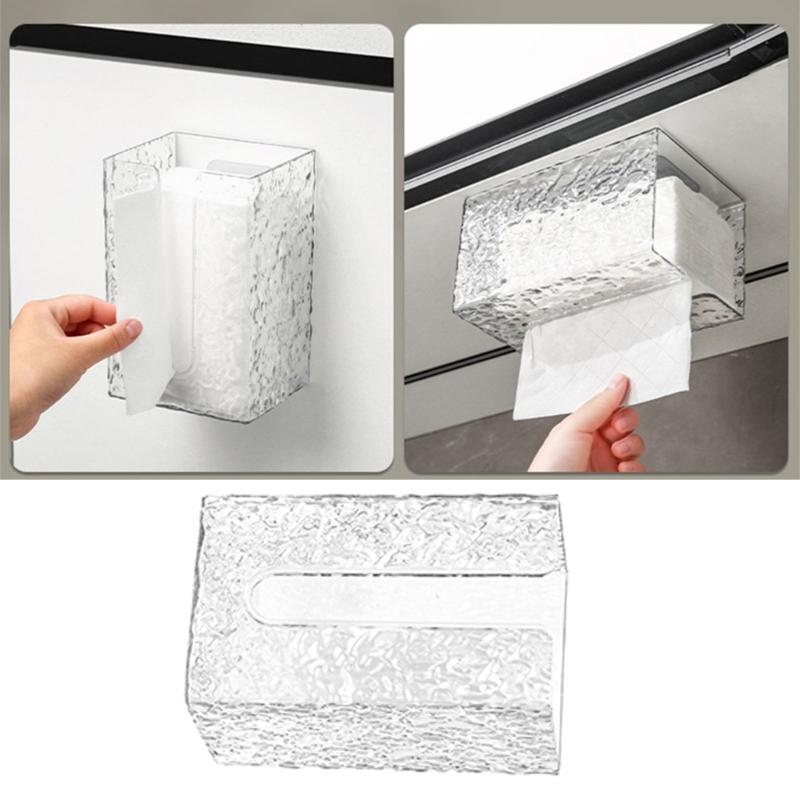 Multifunktionale Wandhalterung Papierhandtuchhalter Papierhandtuchspender Wandmontage Taschentuchhalter Taschentuch Taschentuchspender Box