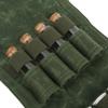 Seasoning Bottle Storage Bag Portable Camping Spice Kit with 9 Spice Jars for Outdoor Camping BBQ Picnic OD Green
