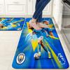 EH poster Flannel Kitchen Mat Christmas Soft Area Rug Non Slip Floor Carpet Home Decoration