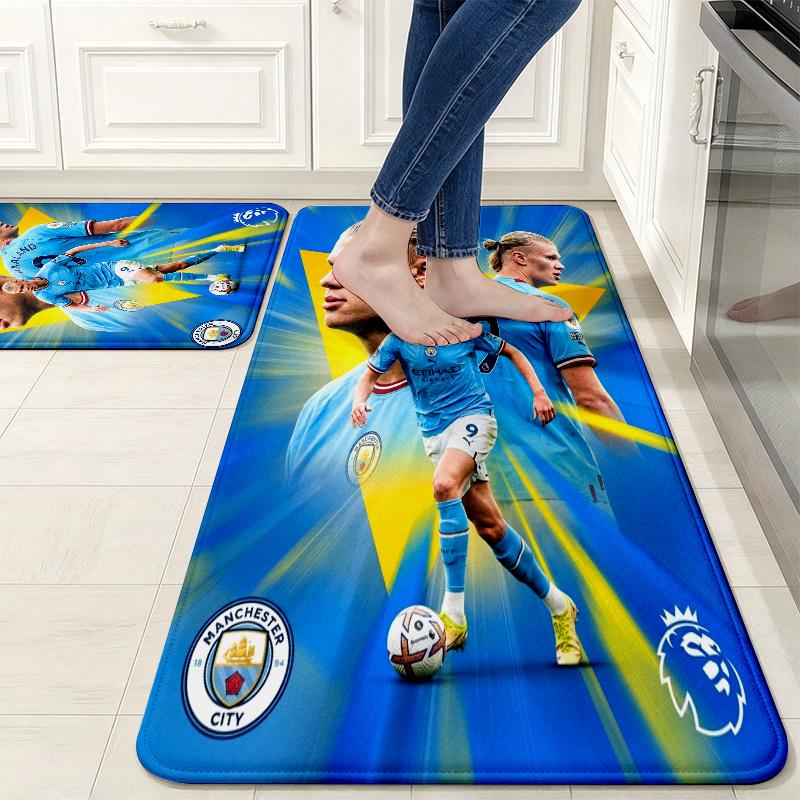 EH poster Flannel Kitchen Mat Christmas Soft Area Rug Non Slip Floor Carpet Home Decoration