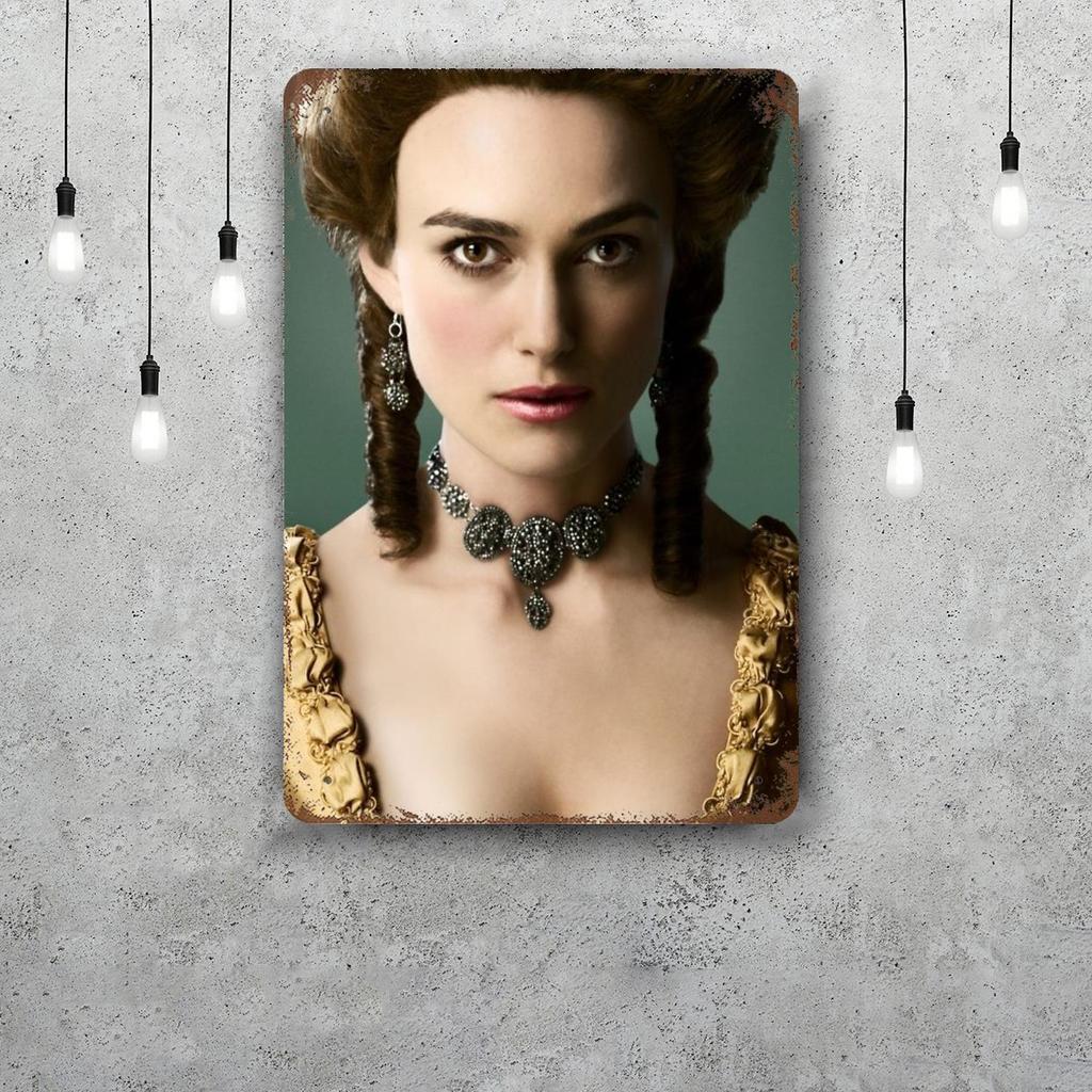 keira knightley Decor Vintage Metal Signs Tin Signs Captain Poster Decor for Bar Pub Club Man Cave Wall Decoration