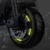 Car Wheel Hub Reflective Sticker Tire Rim Reflective Strips For Ford Mustang F10 Zapatillas Miniatura Gt Shelby 2005 2015 Mujer 2012 Kuga