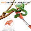 Kalkal 60" Snake Grabber Tool, Professional Aluminum Alloy Telescopic Rattle Snake Tongs, Reptile Grabber Snake Catcher Wide Jaw Pick-up Handling