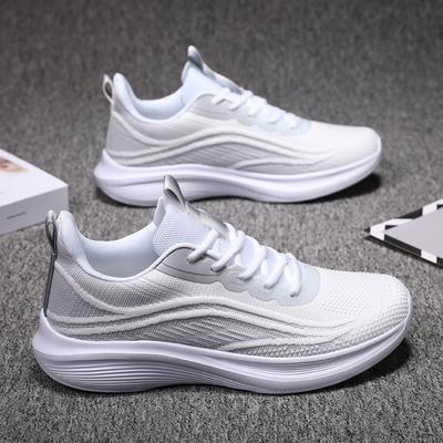 Girls High School Entrance Examination Black Sports Shoes Male Adolescent Students Running Shoes Female Pure White Junior High School Students Sp