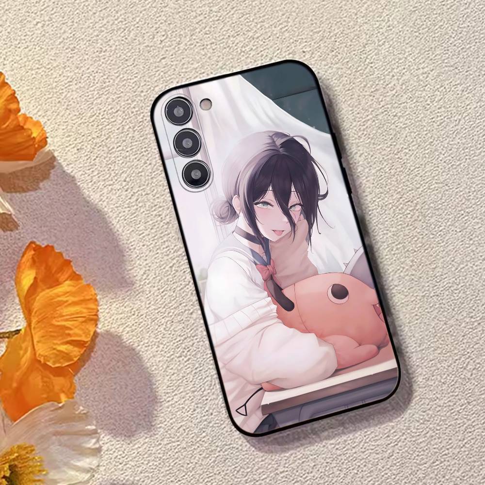 Cool Anime Girl R-Reze Phone Case For Samsung Galaxy A73,A72,A71,A70,A53,A52,A51,Others Soft Black Cover