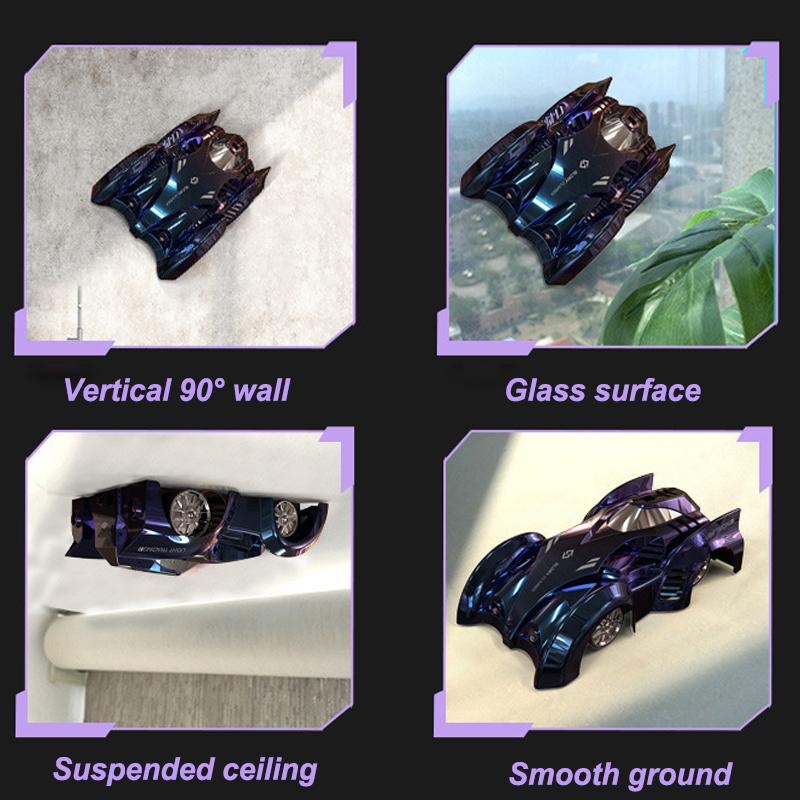 Upgraded Wall Climbing Remote Control Car Competition Lighting Drift Stunt Car 2.4G Car Toy Children's Christmas Gift