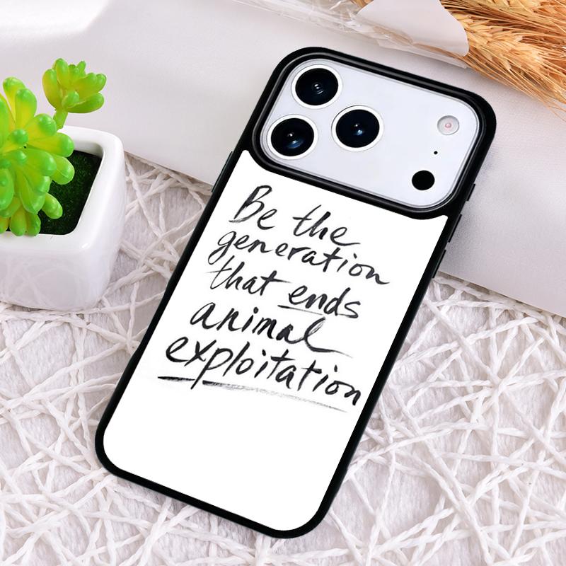 Proud Vegan life quote phrase Shockproof Phone Case for iPhone 17 Air 16e 15 11 12 14 13 Pro Max Cover Coque