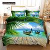 Sailing Ship Pattern Duvet Cover Set 3D Print Boat For Kid Teen Adult Bedding Set Polyester Comforter Cover Full King Twin Size