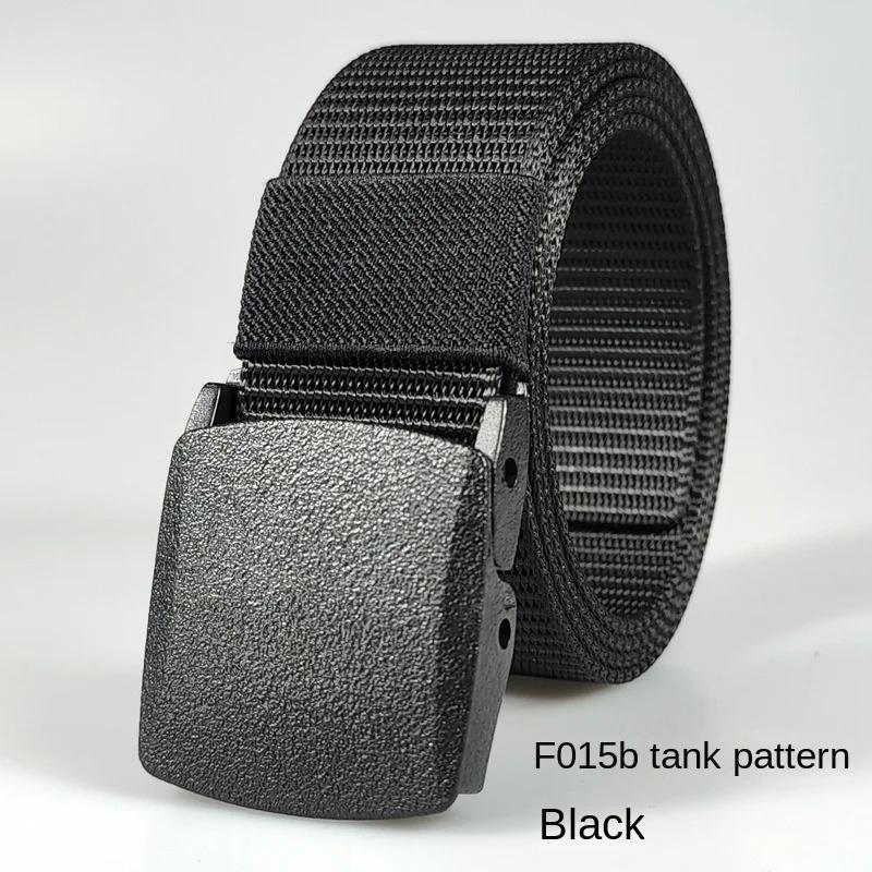 

Automatic Buckle Light Comfortable Non-metal Nylon Belt Outdoor Hunting Tactical Canvas Sports Enthusiasts Belts for Men 3.8cm X120cm