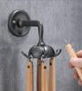 Hooks Aulminium Wall Mounted Towel Hanger Foldable Bathroom Hardware,kitchen Hook Bathroom Accessories New Arrival
