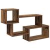 Floating Shelf Wall Mount Brown 87 X 20 X 55 Cm