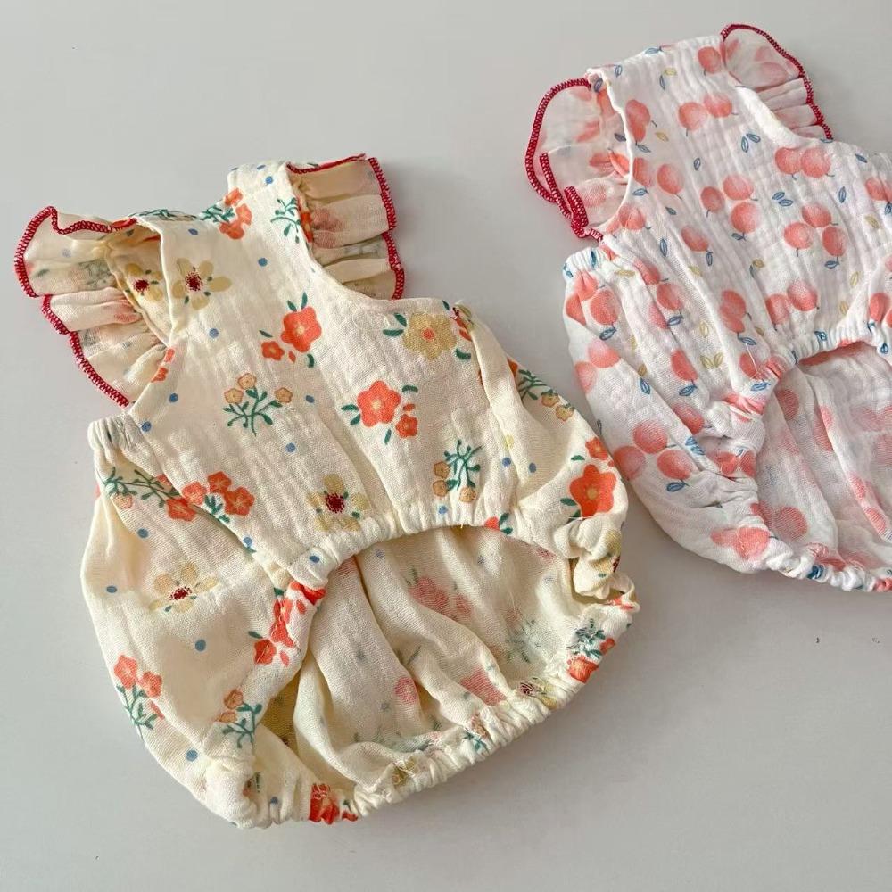 Sweet Pet Small Dog Dog Cat Clothes Spring and Summer Thin Cotton Yarn Flying Sleeve Skirt