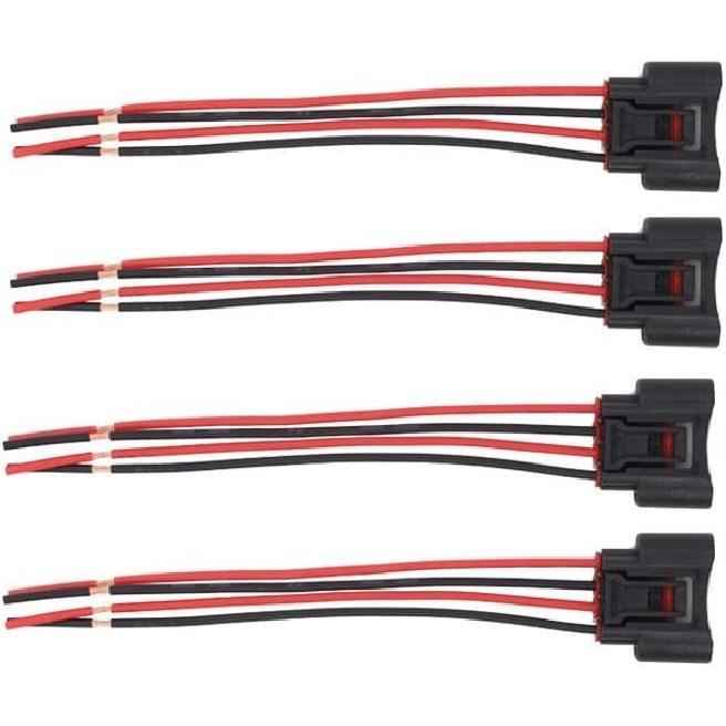 Pack of 4 Ignition Coil Female Connector Plug Harness Pigtail for HS250h Vibe