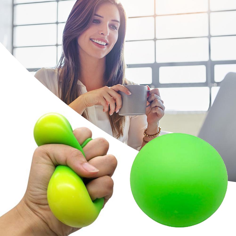 1pcs Soft Gel Stress Relief Ball Toy Squeeze Decompression Anti Stress Fidget Hand Exercise Fun Gift for Kids Adults