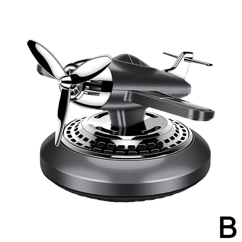 Solar Auto Lufterfrischer Automatische Rotation Aromatherapie Aromatherapie Dekoration Innenraum Propeller Styling Diffusor Auto Luft V9D5