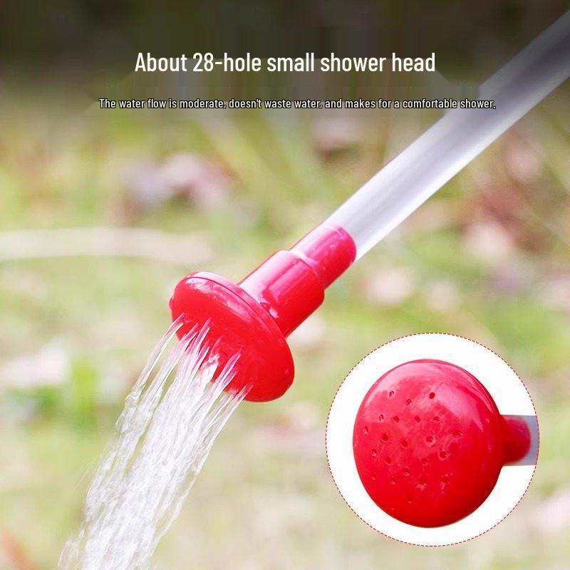 Portable Solar-Heated Outdoor Shower Bag - 20L Foldable Water Storage for Camping