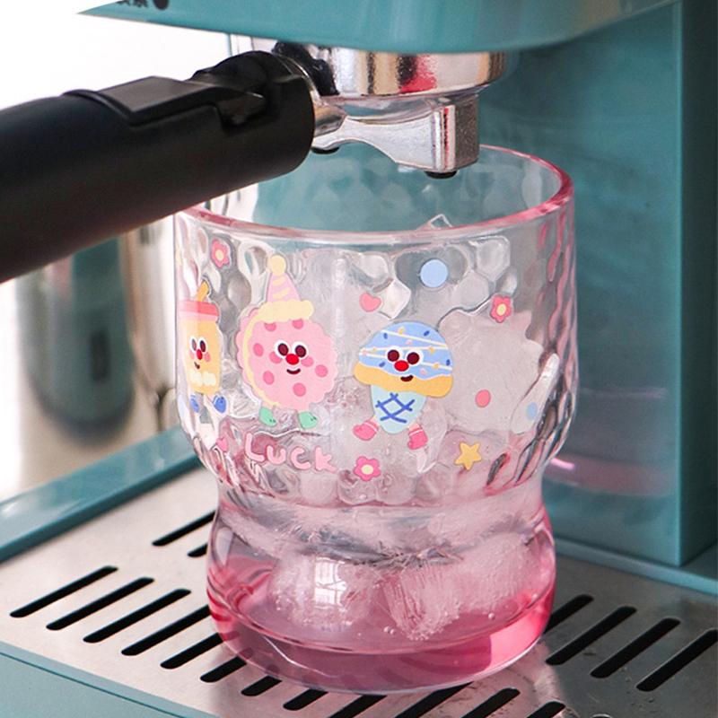 Cartoon Glass Angel Cute Home Cartoon Surrounding Juice Cup Drinking Water Couple Glass Gift