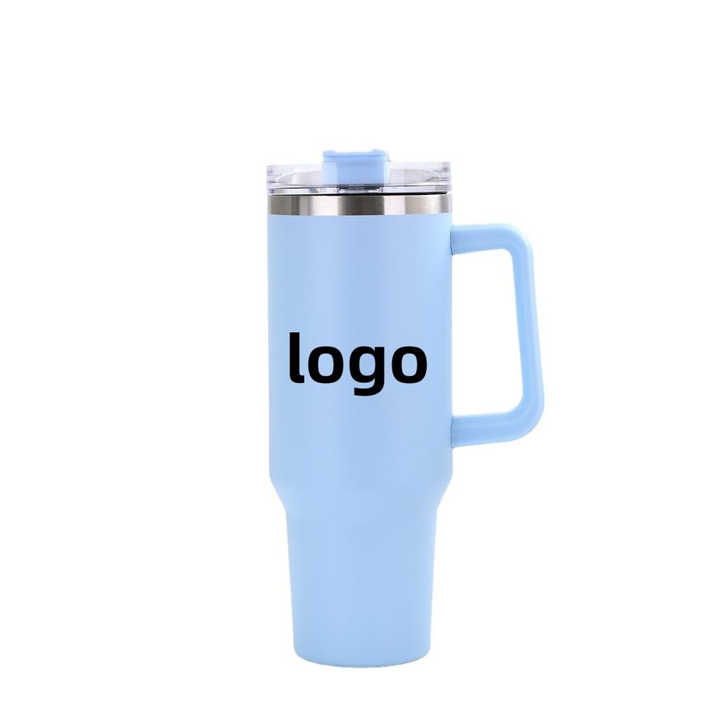 40 Oz Tumbler Custom logo Cup Stainless Travel Mug 40oz Tumbler With Handle Cup with Lid and Straw Custom Travel Mug