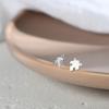 Sleek Square Brushed Earrings: Unique Japanese-Korean Style, Cute Personalized Accessories for Women