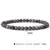 4mm Natural Agate Mini Energy Bracelet Women's Glossy Beads Semi-Precious Pulsera Jewellery Bracelet Bracelet