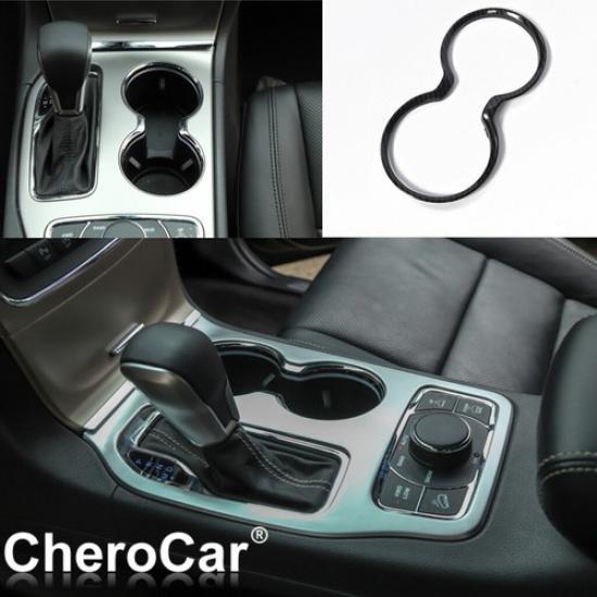 For Jeep Grand Cherokee 2011- Cup Holder Trim Interior Decor Accessories