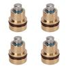 4PCS Joystick Handle Bullet Rubber Sealing Metal Push Rod Bullet Head Excavator Accessories