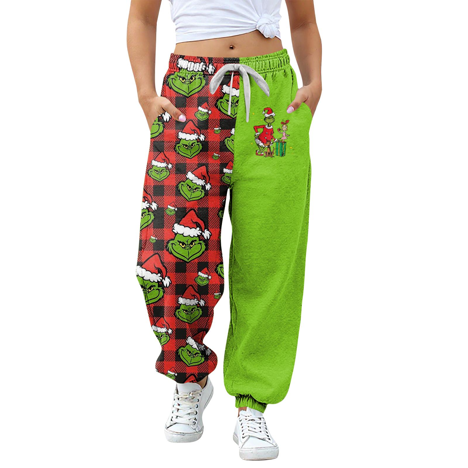 

Дитяча мода Різдвяна вільна талія Однотонні повсякденні спортивні штани Штани для відпочинку 110