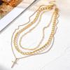 Cross Necklace for Women Stackable Stacked Stacking Layering Layered Necklaces Gold Necklace Cross Pendant Diamond Jewelry Gift