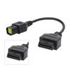 6 Pin OBD2 Scanner Cable Universal Motorcycle Diagnostic Adaptor Replacement for Husqvarna 449 511 610 630 450