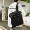 Canvas Backpack Solid Color Student Schoolbag Men Large Capacity Travel Backpack