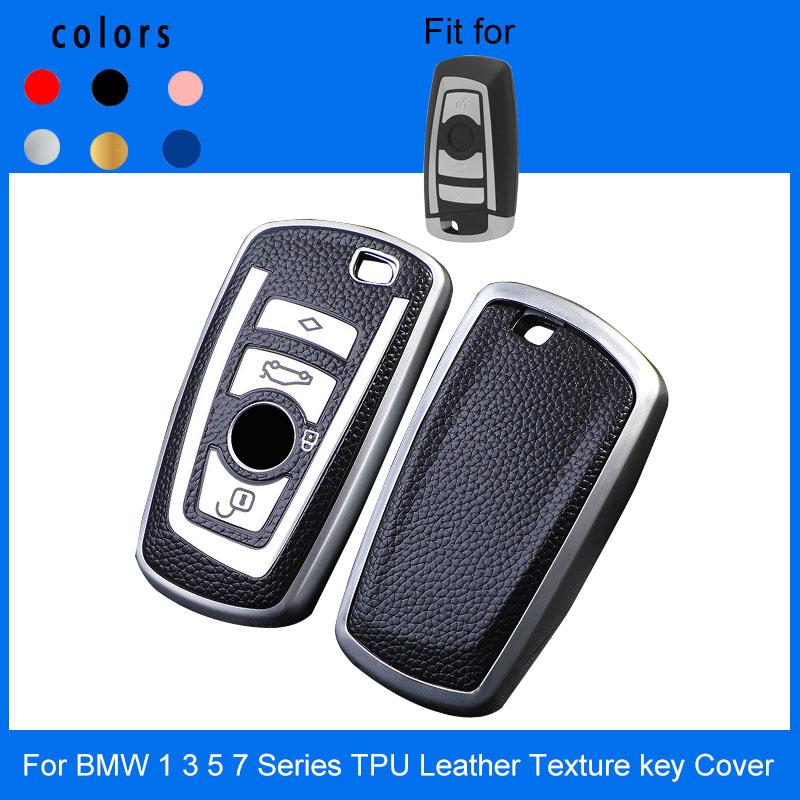 TPU Leather Car Key Holder Case Cover for BMW F20 F30 G20 F31 F34 F10 G30 F11 X3 F25 X4 I3 M3 M4 1 3 5 Series Accessories