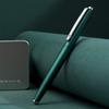HongDian 525 Green Metal Fountain Pen, Extra Fine Nib Classic Pen, Includes Metal Pen Case and Refillable Converter