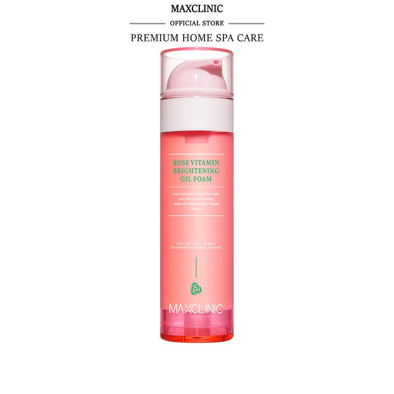 MAXCLINIC Пена для умывания с витамином Rose Brightening Oil 110 г Oil Foam 110g