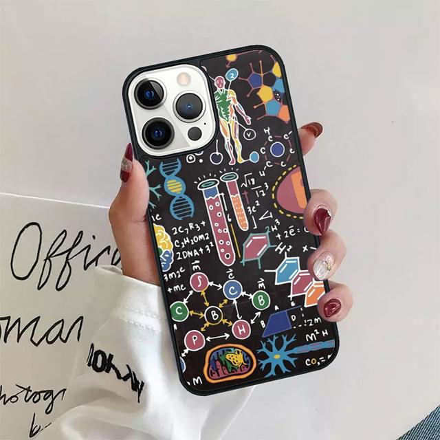 Science Chemistry Formulas Phone Case Cover For iPhone 17 Air 15 16 14 13 11 12 Pro Max Max Plus Back Coque shell