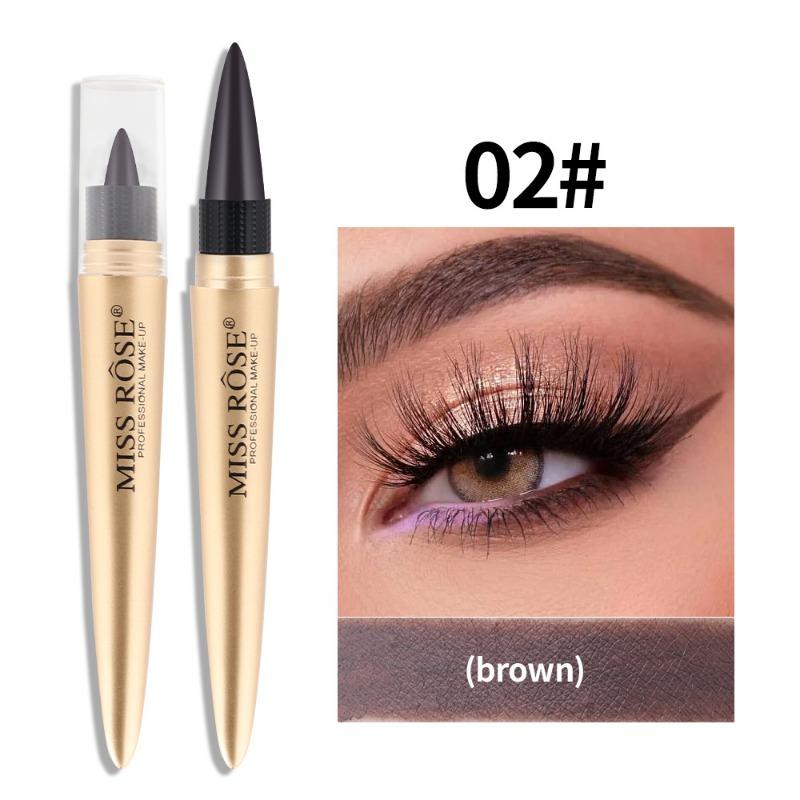 Cool Black Intense Eyeliner Color Eyeliner Waterproof Long-Lasting Makeup Holding Non-Smudge Eyeliner Pencil