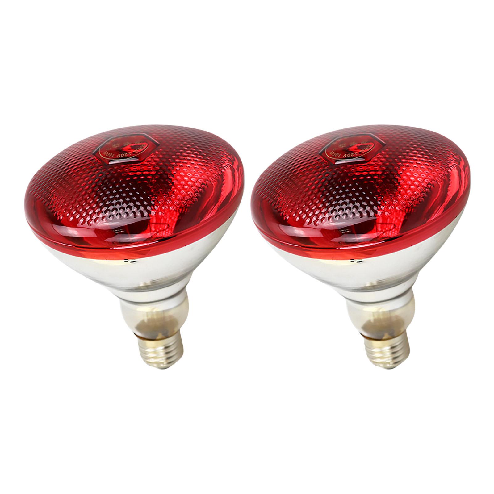 

2шт. Лампа для обогрева 200 Вт, лампочки 250 Вт для курятника и обогрева домашних животных в холодную погоду 250W