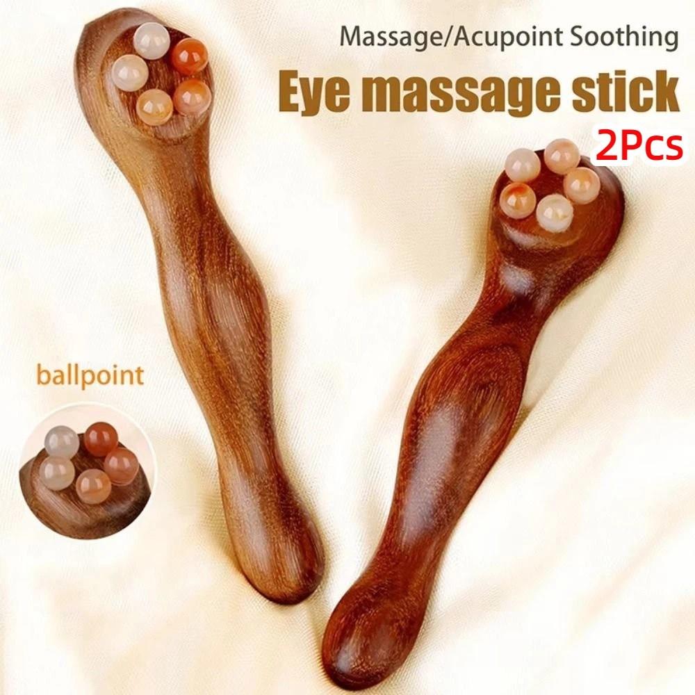 Five Beads Gua Sha Massage Tool Ruyi Manual Massager Face Roller Massager  Dark Circles