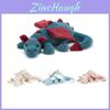 Adorable Sky Dragon Plush Toy Soft And Cute Long Pillow For Kids In Pink Blue And Green