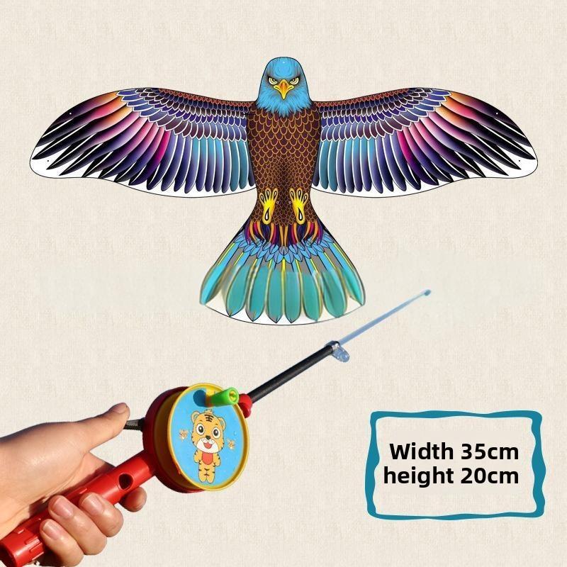 

Пластиковый Ласточка Орел Птица Воздушный змей с подвижными крыльями для детей Уличные игрушки Веселье Style A