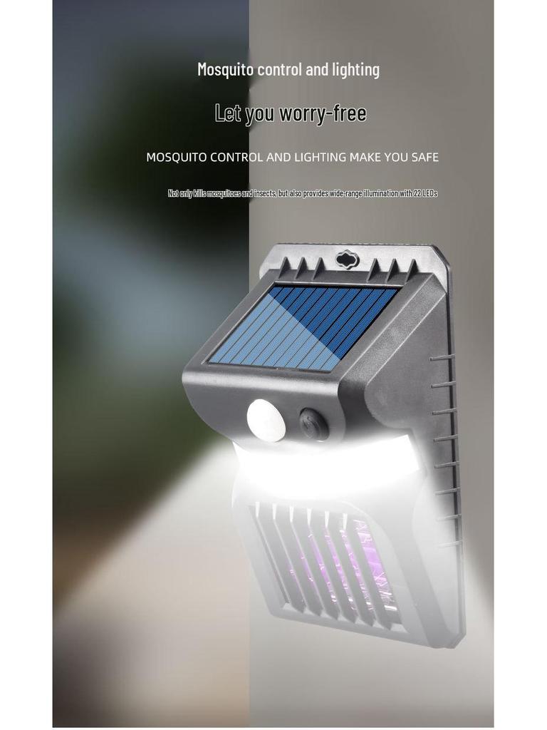 Solar LED Mosquito Killer Lamp for Outdoor and Garden Use