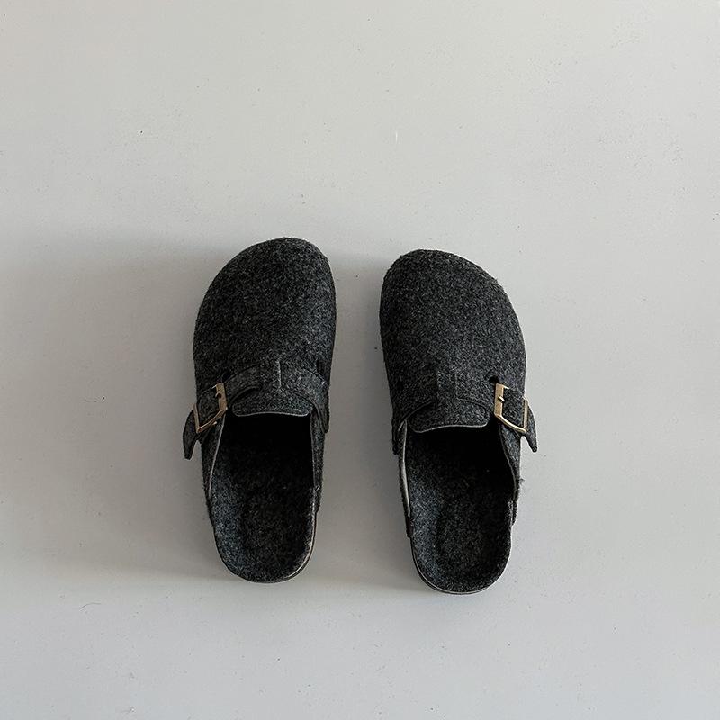 

Baotou Boken Tuo женская одежда весна 2025 новая интернет-знаменитость плоская подошва полустелька ленивые пробковые шлепанцы Birken 35