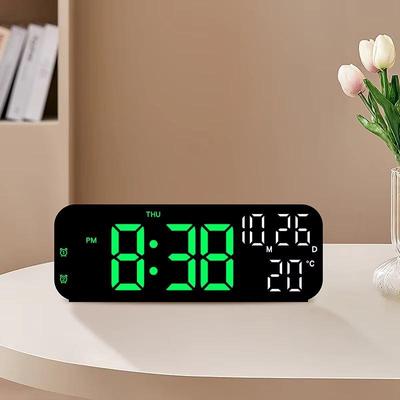 Desk Clock 1PCS Multi-function LED Digital Display Large Screen Multi-group Alarm Clock 9 Inch Living Room Bedroom Countertop