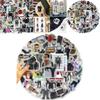 50pcs Cute Toilet Man And Surveillance Man Graffiti Stickers Unique Decoration For Guitar Notebook Luggage Diy Waterproof Adhesive