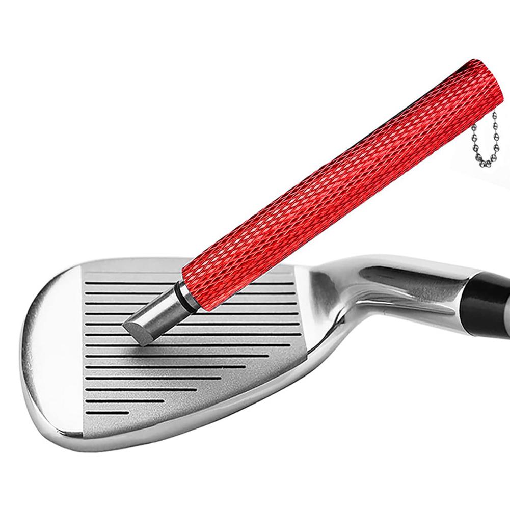 Golf Club Groove Sharpener Re-Grooving Tool and Cleaner Regrooving Tool Cleaner for Re-Grooving Wedges and Irons U and V-Grooves