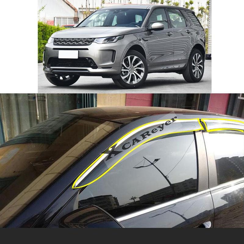 For LAND ROVER Discovery Sport 2016 2017 2018    Car Sticker Plastic Window Glass Wind Visor Rain/Sun Guard Vent