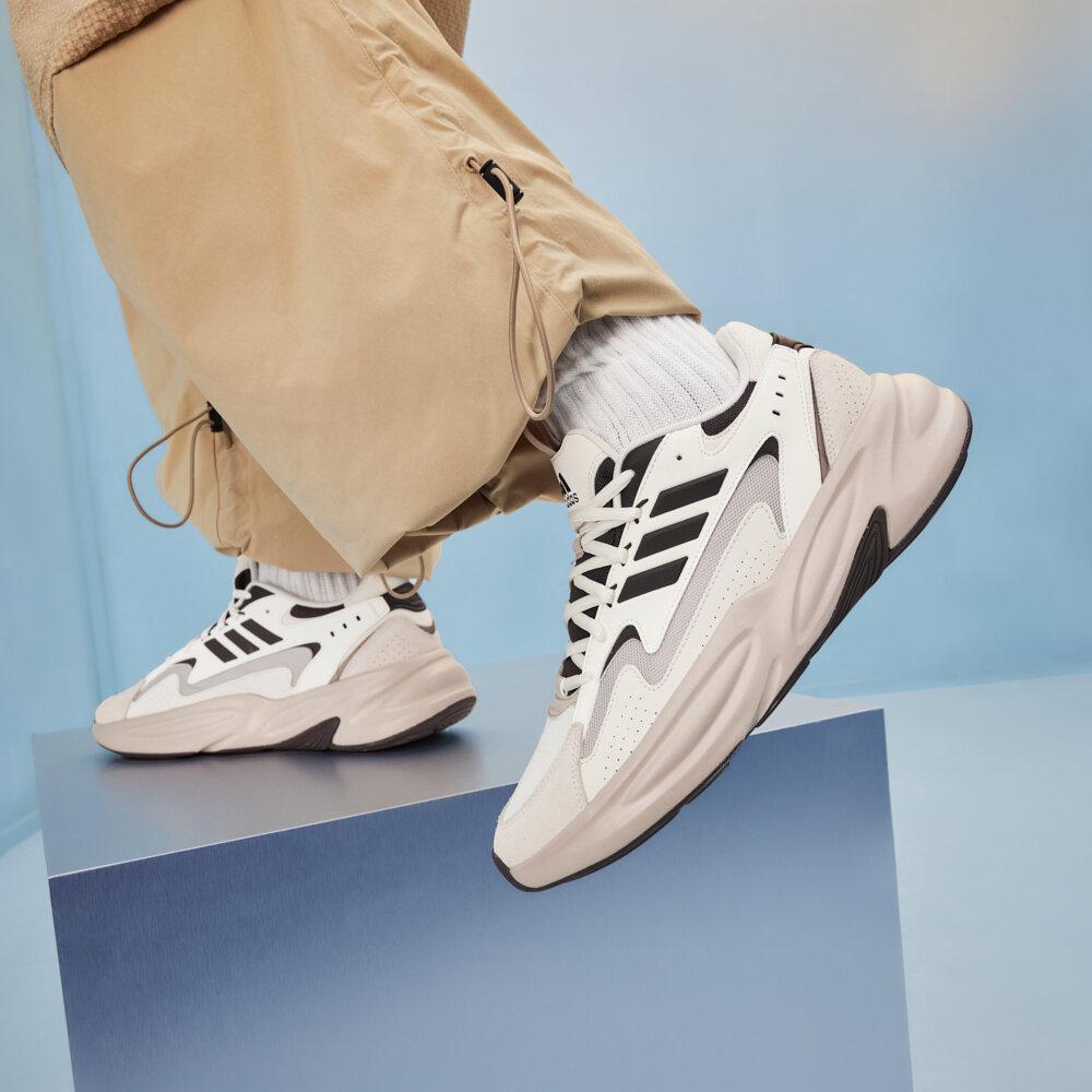 Adidas OZWAVE Нескользящие износостойкие Низкие кроссовки на массивной подошве 36.5